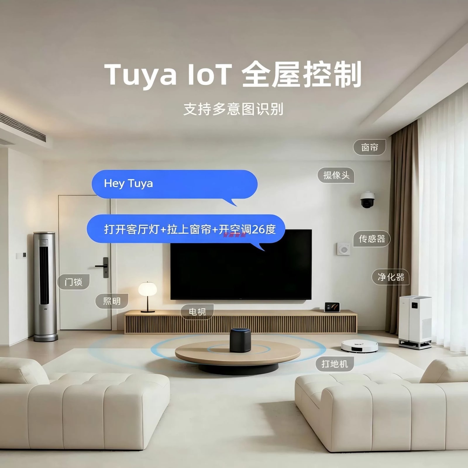 Tuya SS200-B Smart AI Speaker with Infrared Remote photo 4