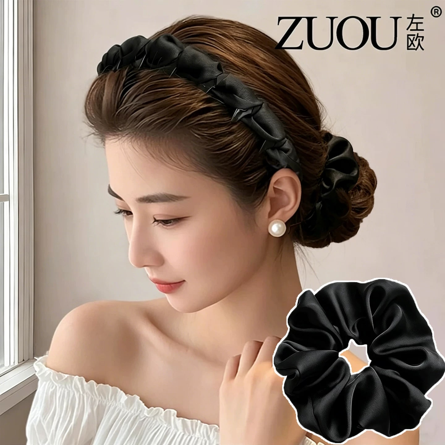 ZUOU Toothed Volume Hair Headband photo 6