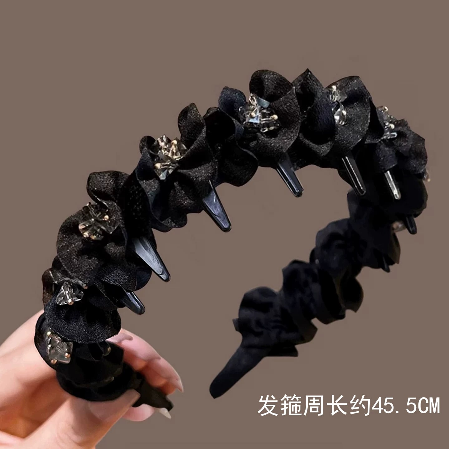 ZUOU Toothed Volume Hair Headband photo 4