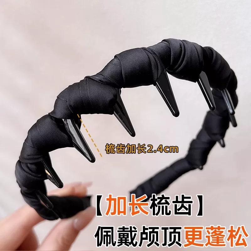 ZUOU Toothed Volume Hair Headband photo 3