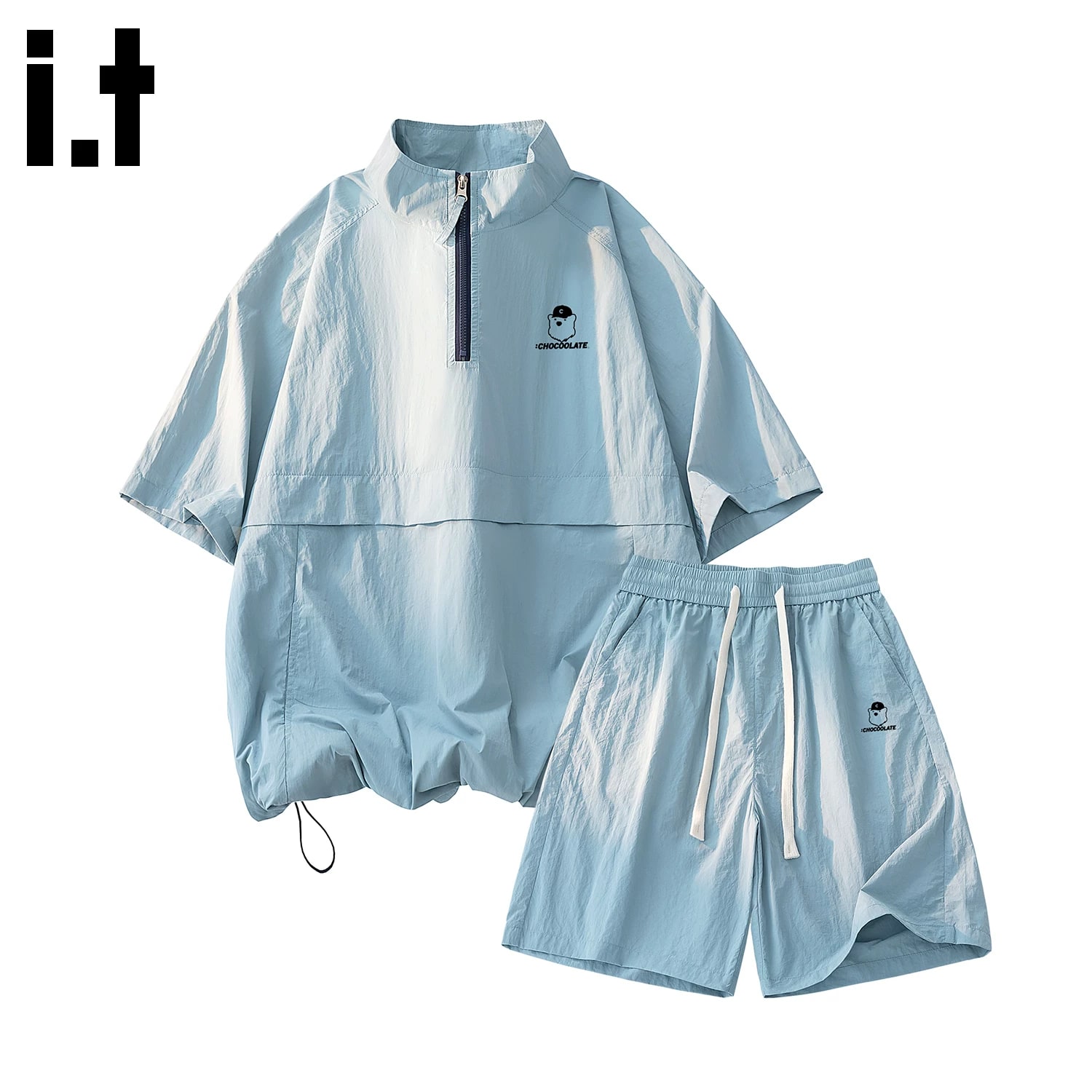 Men's Lightweight Quick-Dry Two-Piece Set photo 2