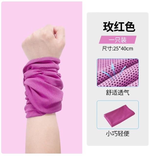 Quick-Dry Cooling Sports Wristbands photo 2