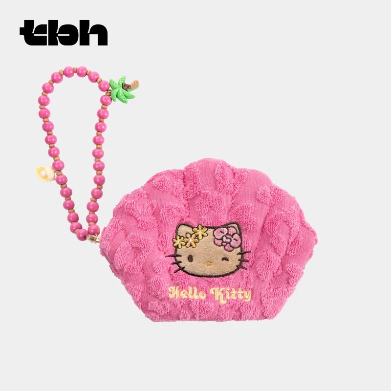 Hello Kitty Towel-Fabric Cosmetic and Travel Pouch photo 4