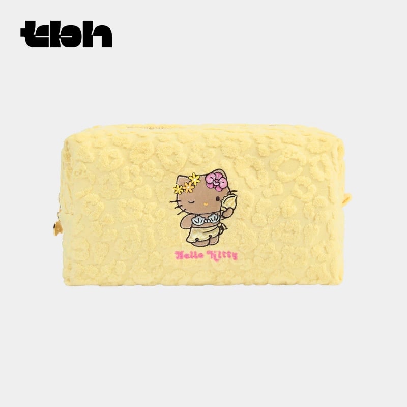 Hello Kitty Towel-Fabric Cosmetic and Travel Pouch photo 3