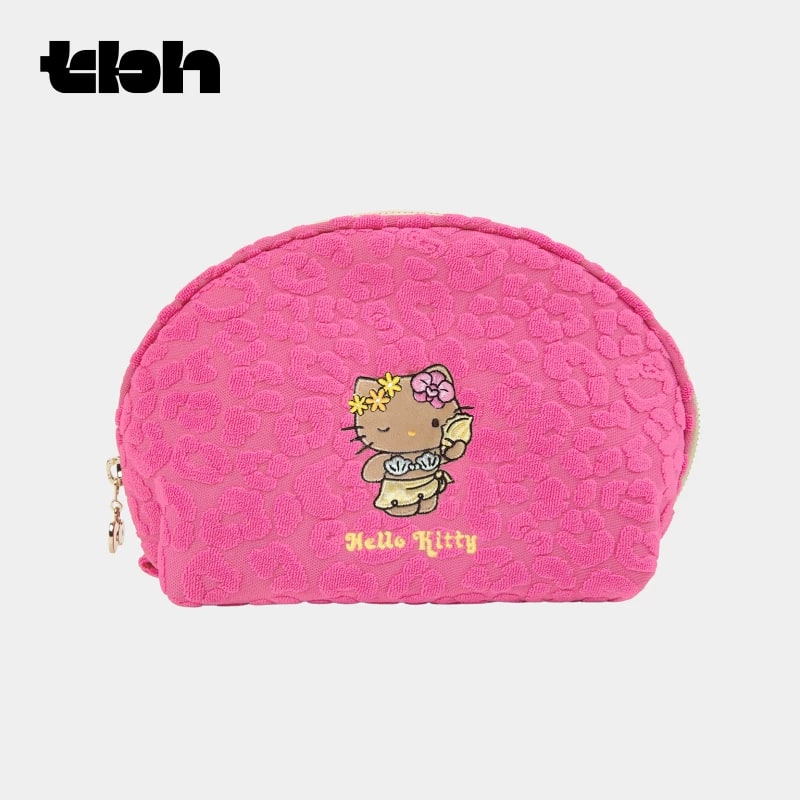 Hello Kitty Towel-Fabric Cosmetic and Travel Pouch photo 5
