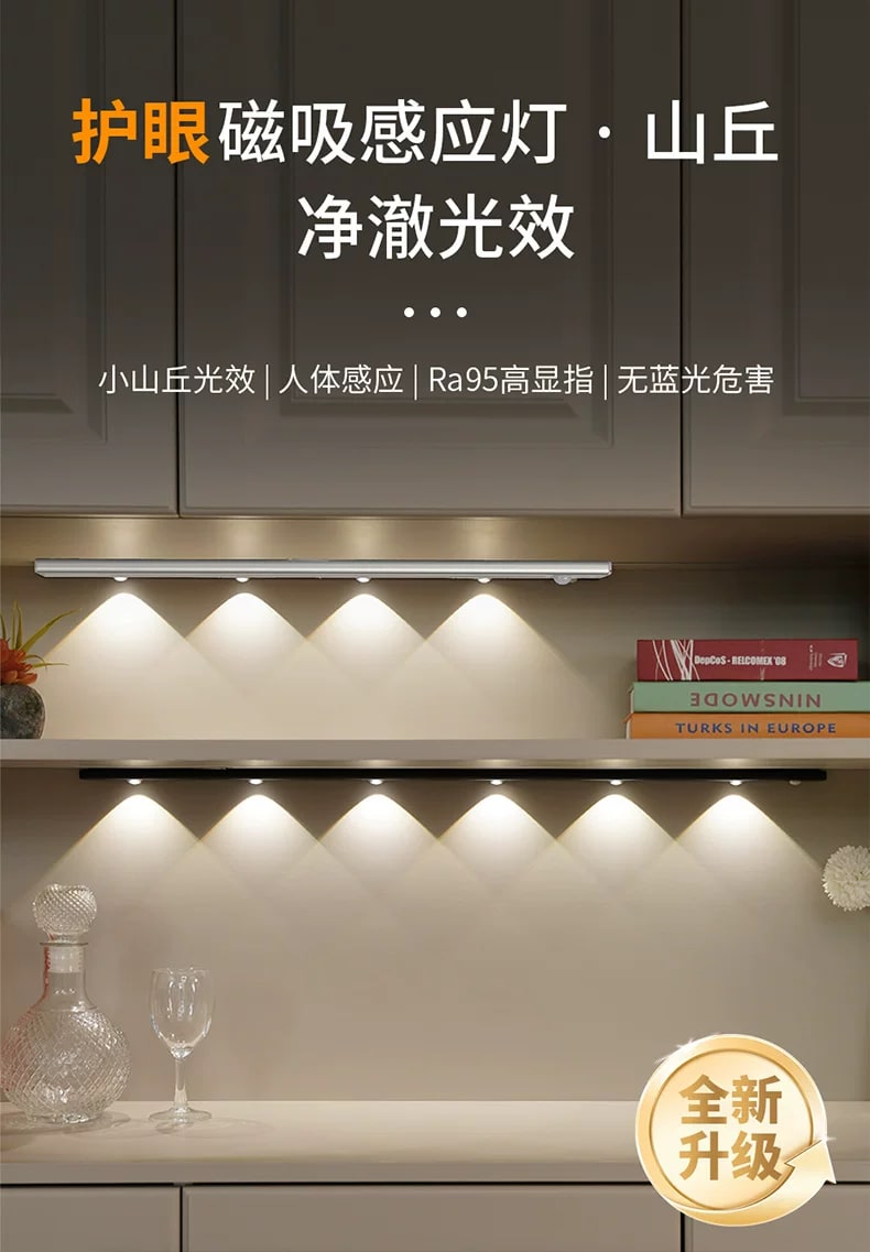 NVC Rechargeable Motion-Sensor LED Cabinet Light Bar — Home & Furniture on G+ Market
