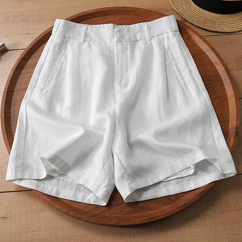 Women's Tencel-Linen High-Waist Shorts — Fashion on G+ Market