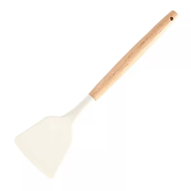 Silicone Spatula with Wooden Handle photo 4