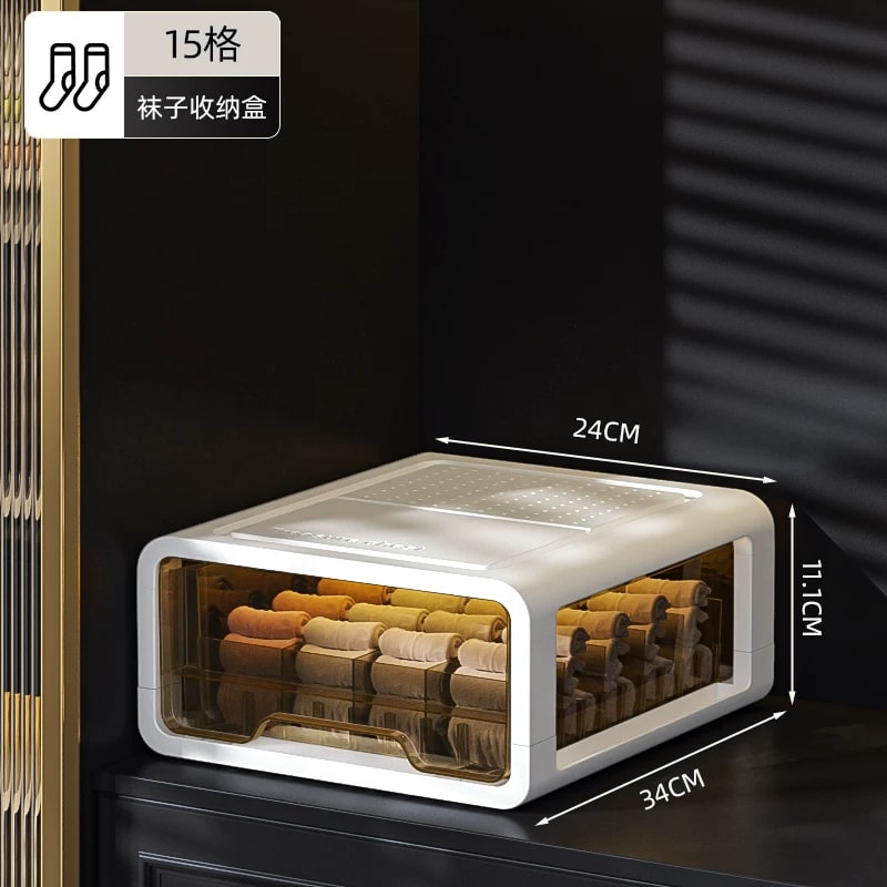 Stackable Underwear Drawer Organiser Boxes photo 3