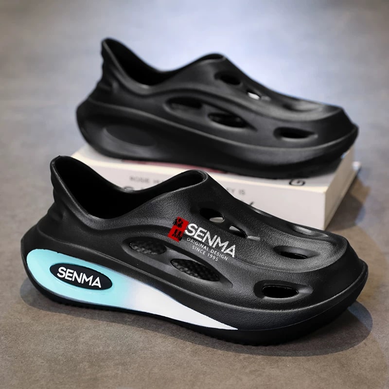 SENMA Mens EVA Clogs, Non-Slip Beach Sandals photo 3