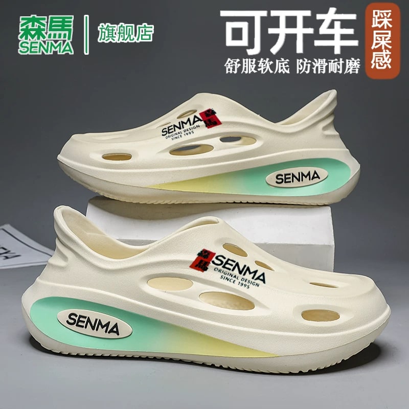 SENMA Mens EVA Clogs, Non-Slip Beach Sandals photo 6
