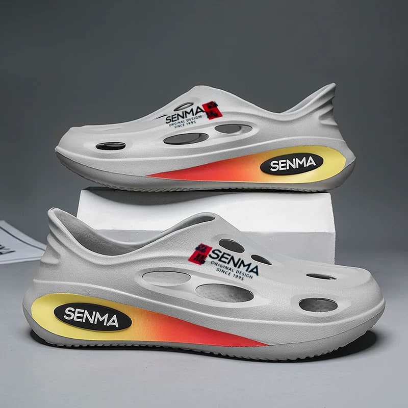 SENMA Mens EVA Clogs, Non-Slip Beach Sandals photo 2