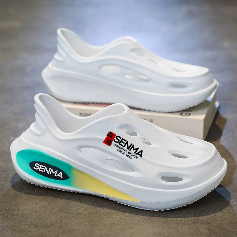 SENMA Mens EVA Clogs, Non-Slip Beach Sandals photo 6