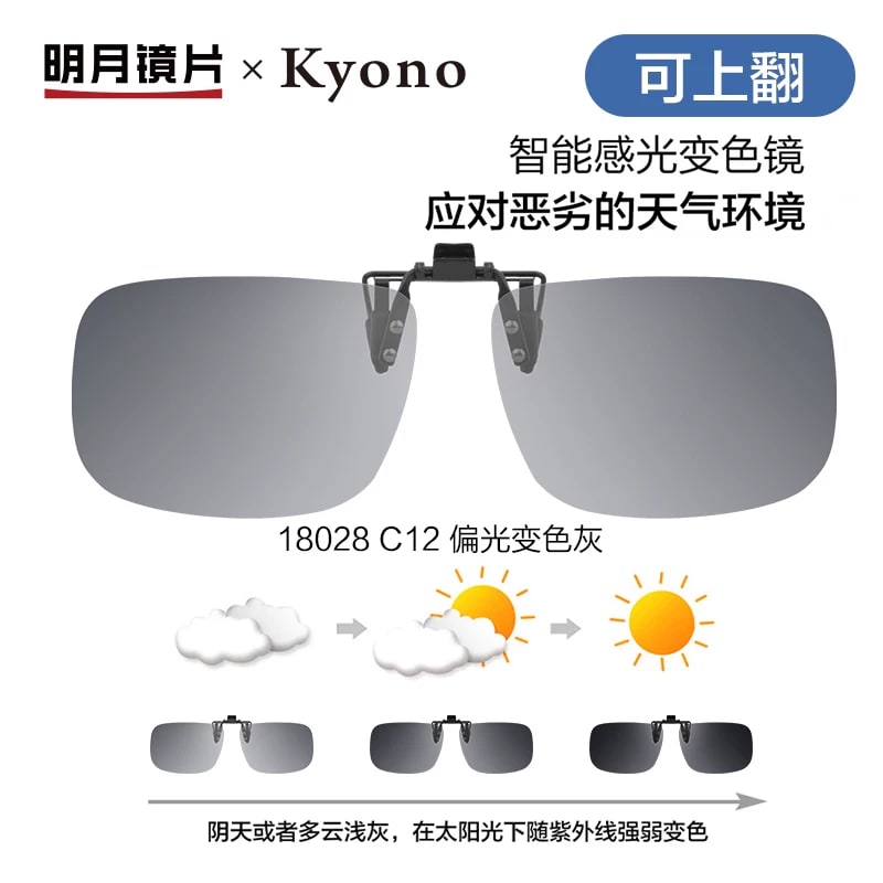 Bright Moon Polarised Clip-On Sunglass Lenses photo 3