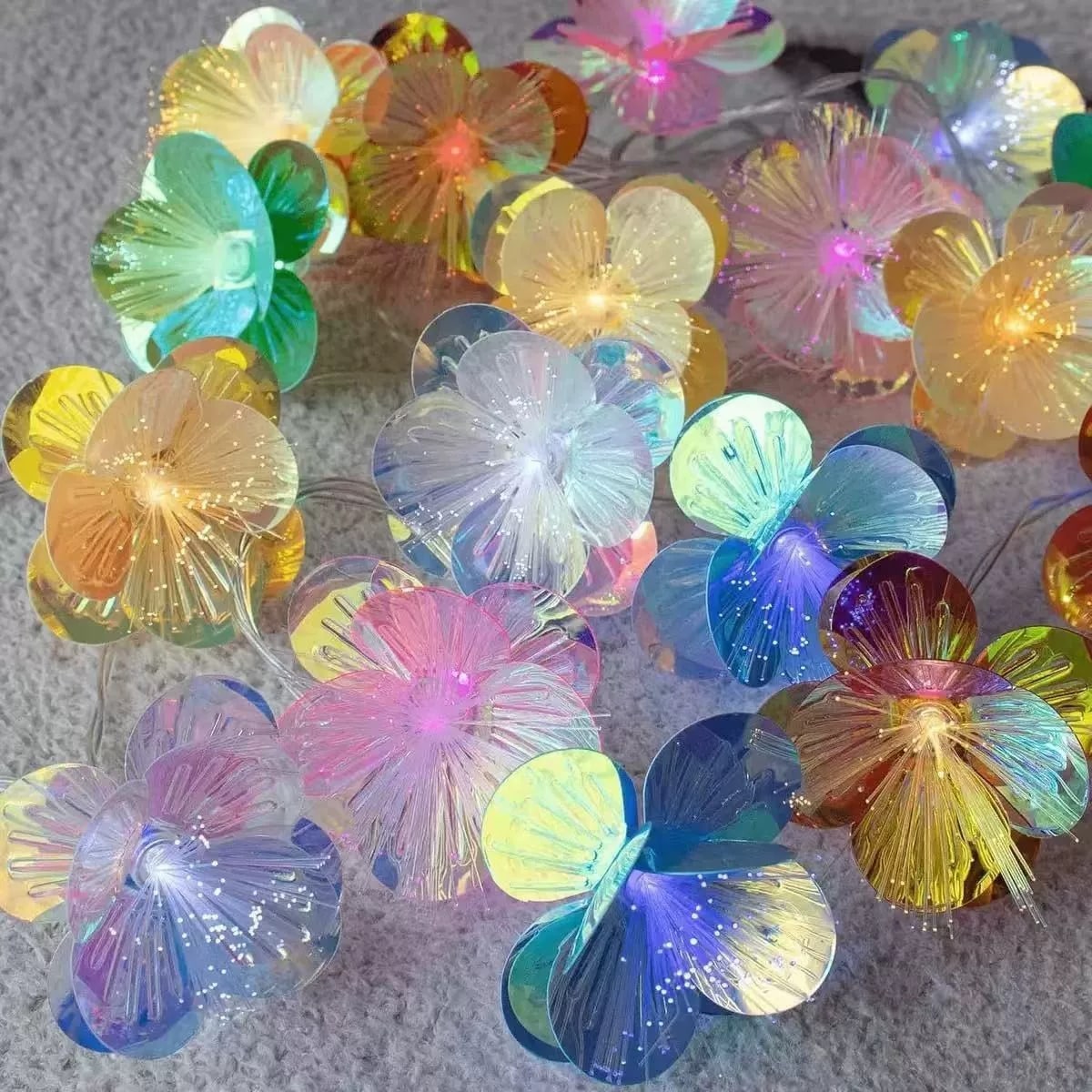 LED Flower Decorative String Lights photo 4