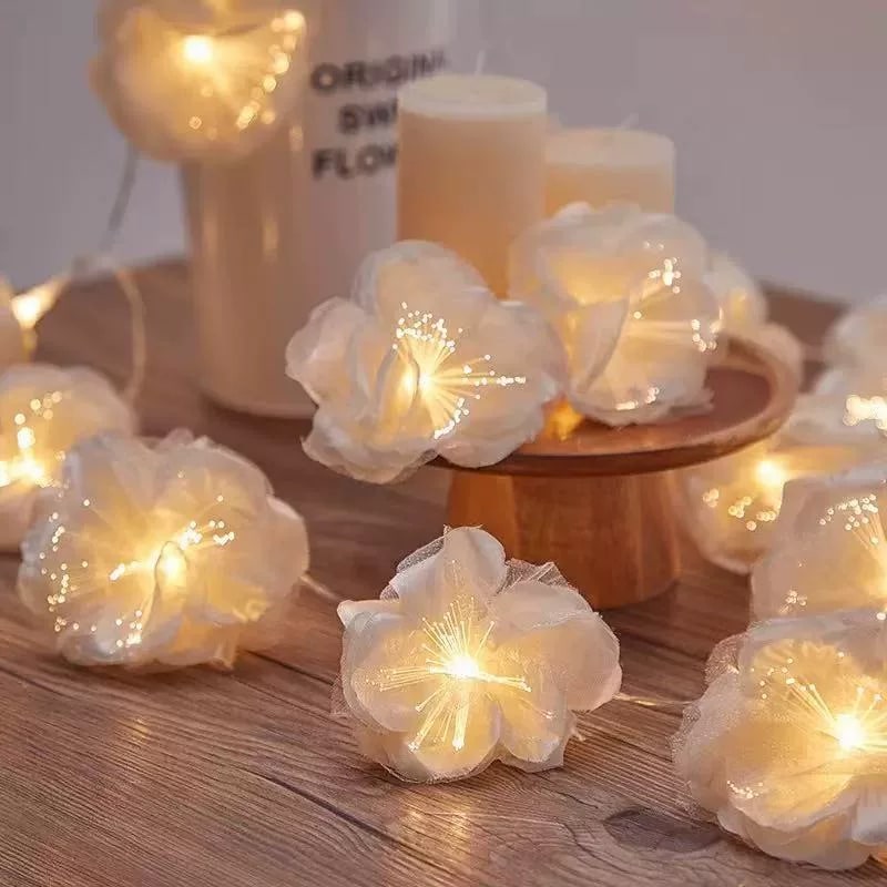 LED Flower Decorative String Lights photo 3
