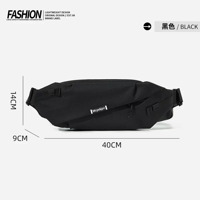 Oxford Cloth Crossbody Chest Bag