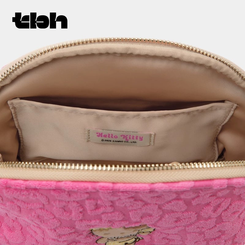 Hello Kitty Towel-Fabric Cosmetic Pouch photo 6