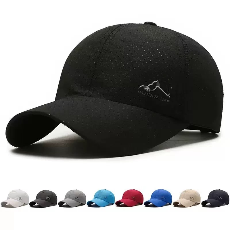 Quick-Dry Perforated Mesh Baseball Cap photo 4