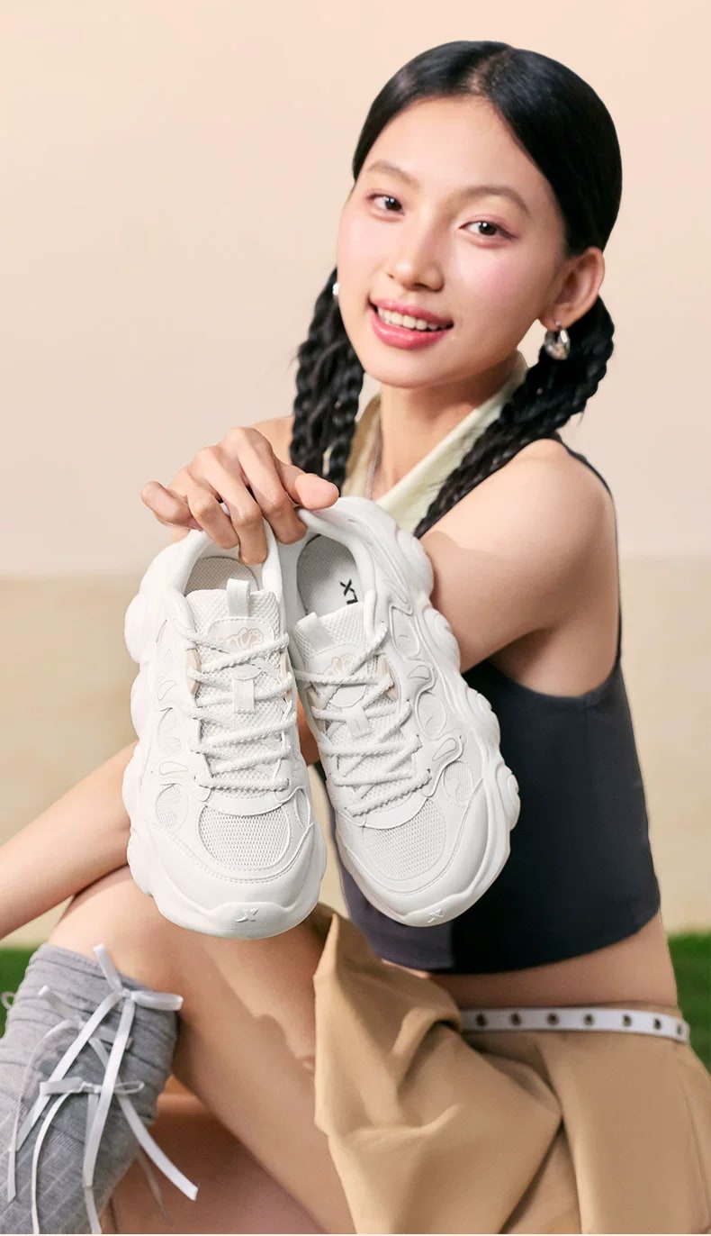 Xtep Claw 2 Chunky Mesh Trainers for Women — Fashion on G+ Market