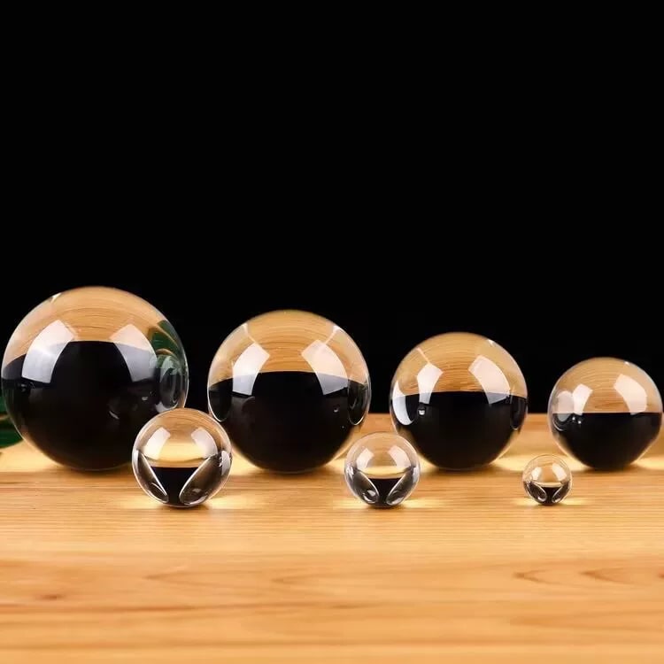 Clear Crystal Decorative Sphere photo 5