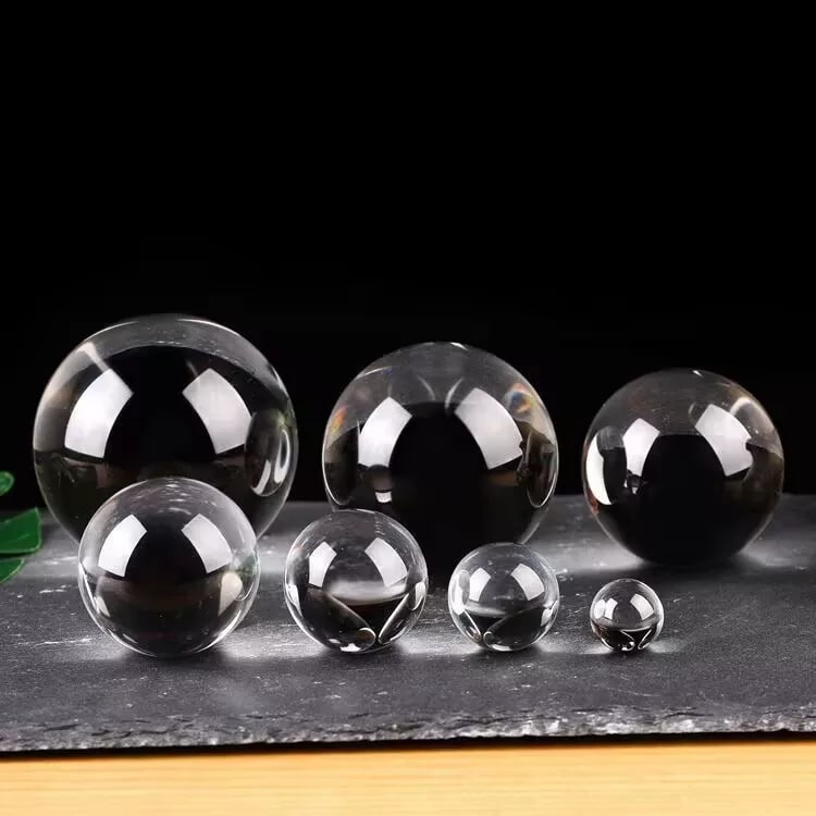 Clear Crystal Decorative Sphere photo 4