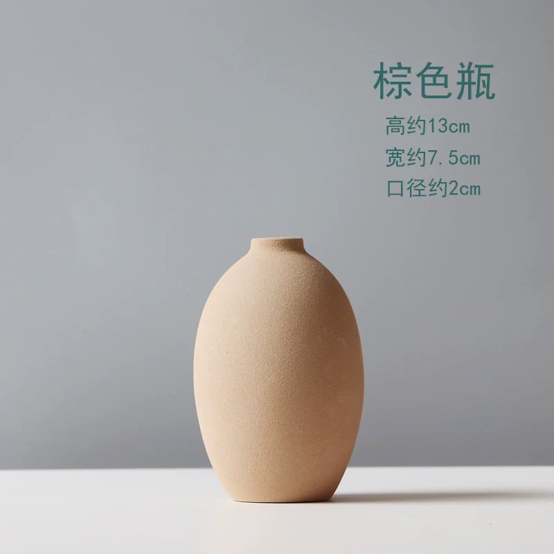 Matte Ceramic Bud Vase Set photo 3