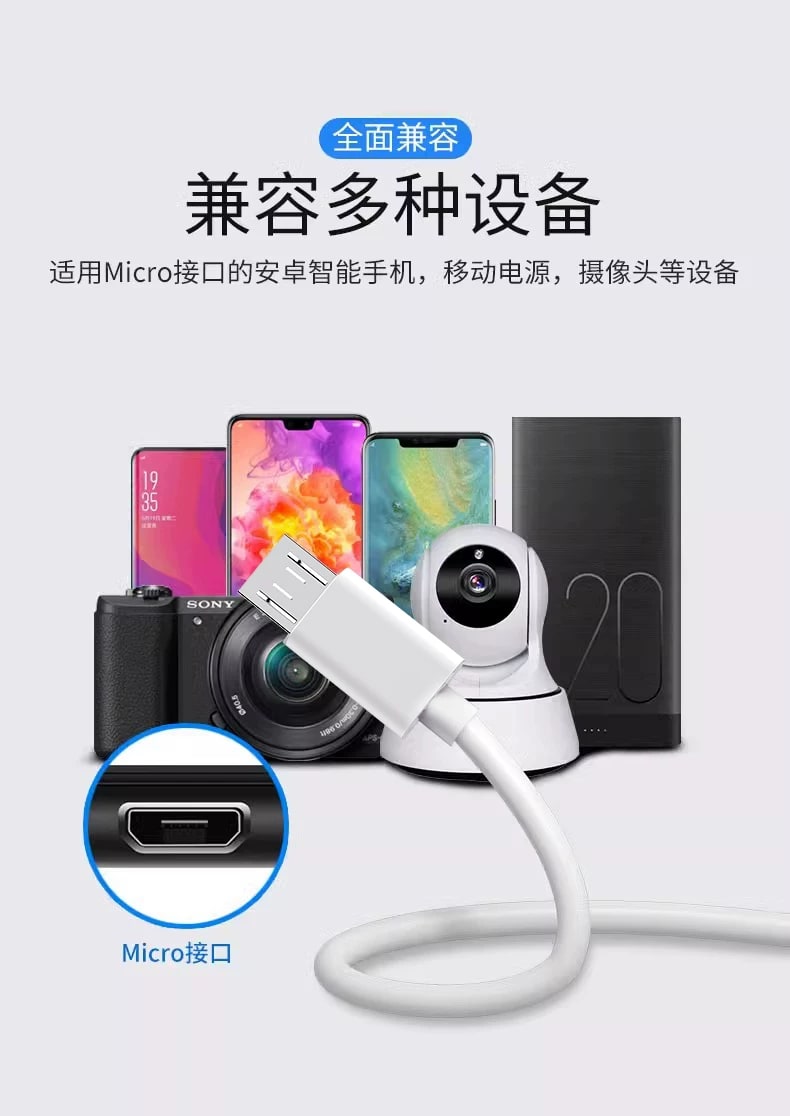 Extra-Long Micro-USB or USB-C Cable photo 3