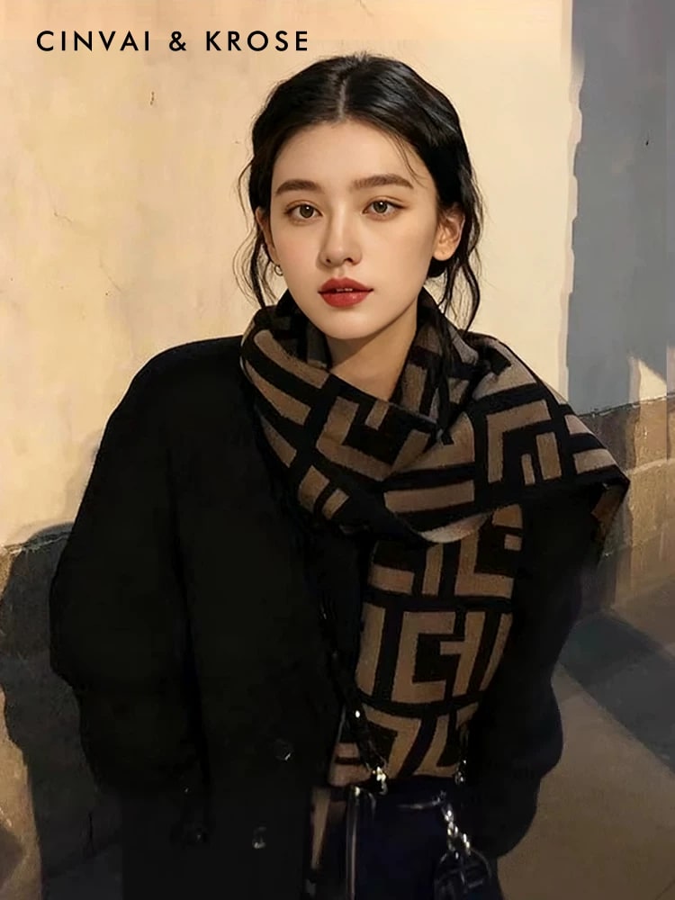 CinvaiKrose Thick Knit Scarf and Shawl photo 5