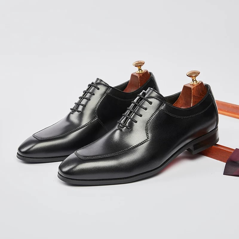 Men's Formal Lace-up Square Toe Oxford Shoes