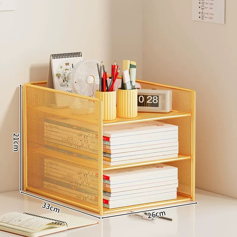 Metal Mesh A4 Desktop File Rack Organiser photo 5