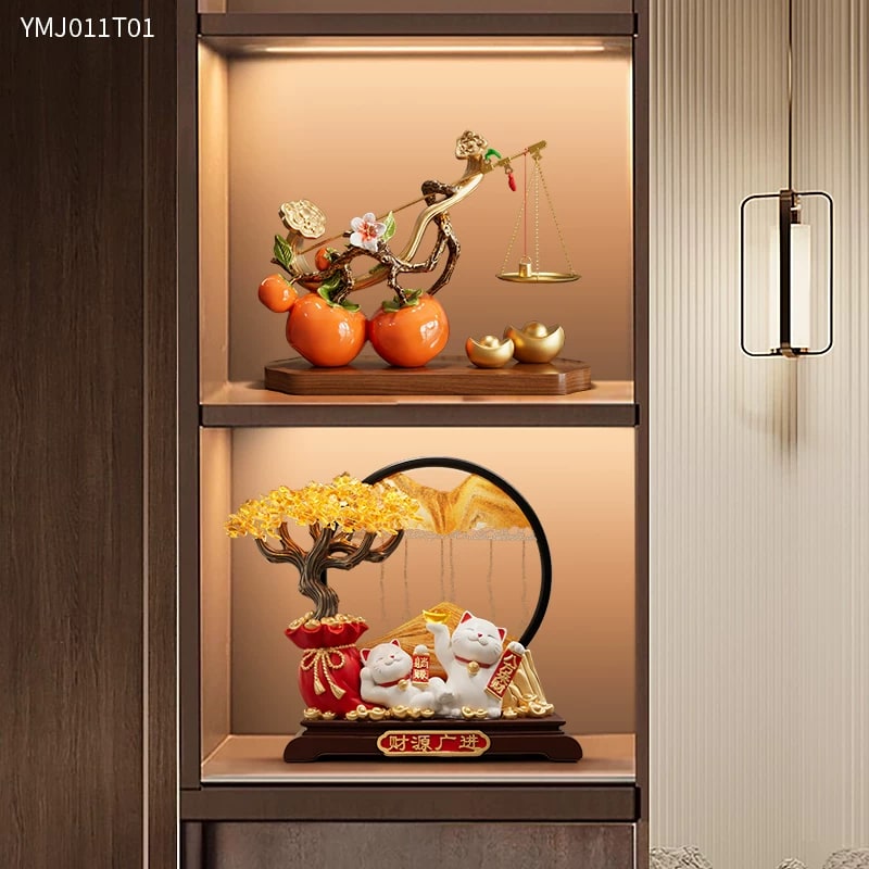 Decorative Persimmon Home Ornament Set photo 3