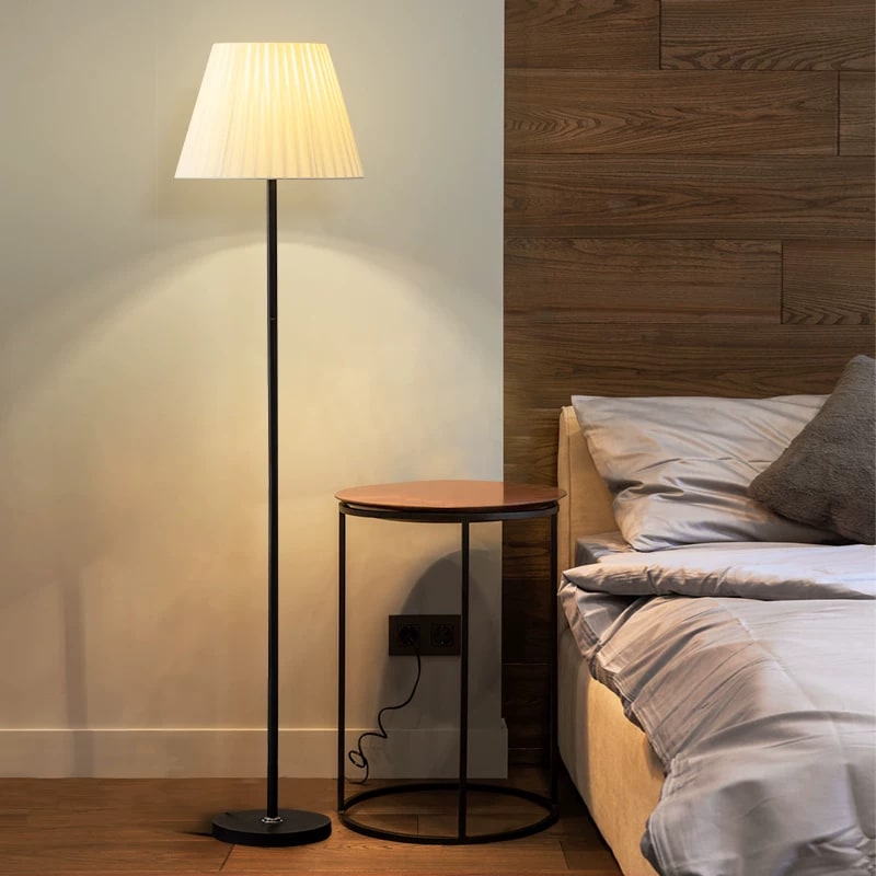 Fabric Shade Floor Lamp with Remote Dimming photo 5