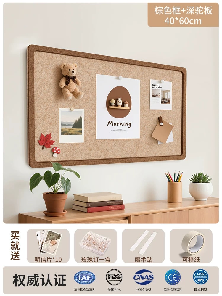 Felt Photo and Memo Wall Board, Removable photo 6