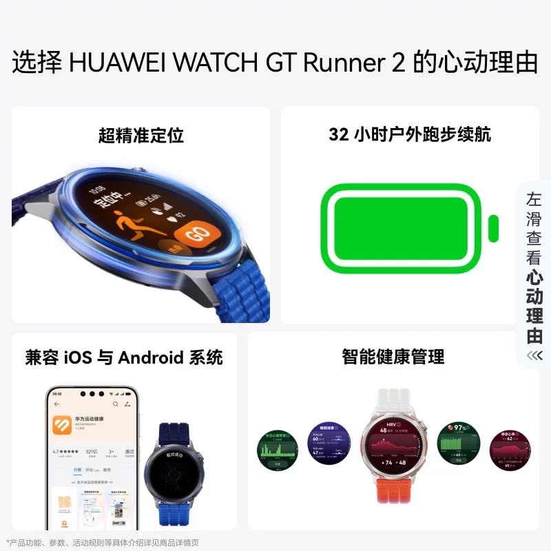 HUAWEI WATCH GT Runner 2 Running Smartwatch photo 6