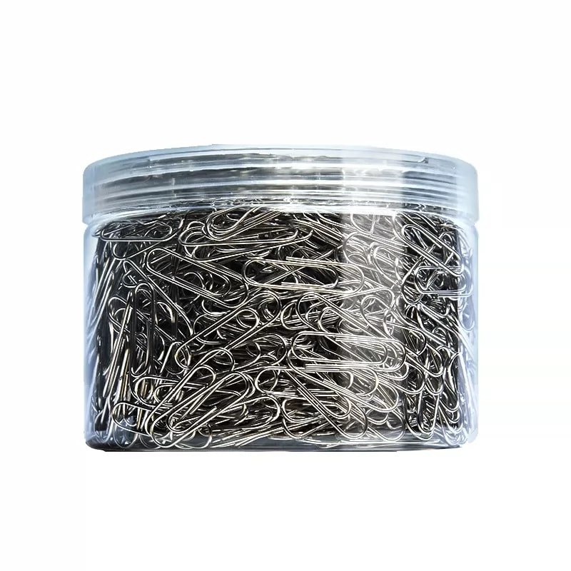 Nickel-Plated Steel Paper Clips Bulk Tub — All products on G+ Market