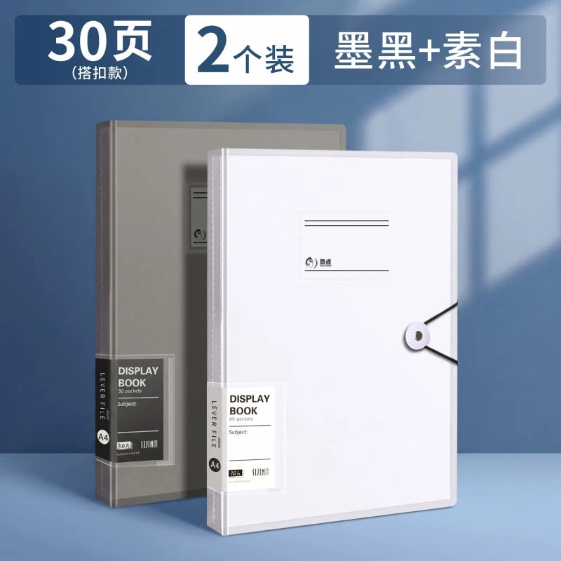 A4 Clear-Sleeve Display Book Folder photo 5