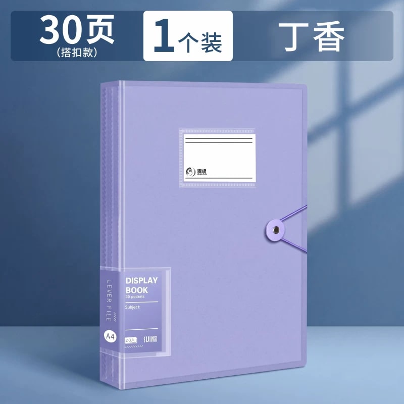 A4 Clear-Sleeve Display Book Folder photo 3