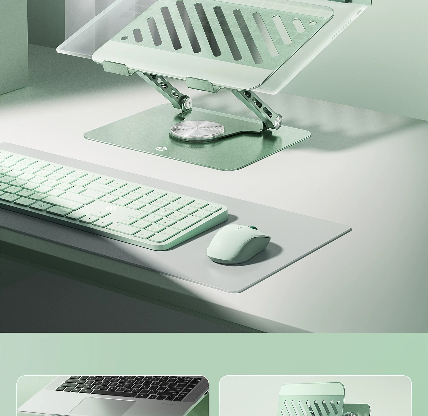 HP Height-Adjustable Aluminium Laptop Stand photo 2
