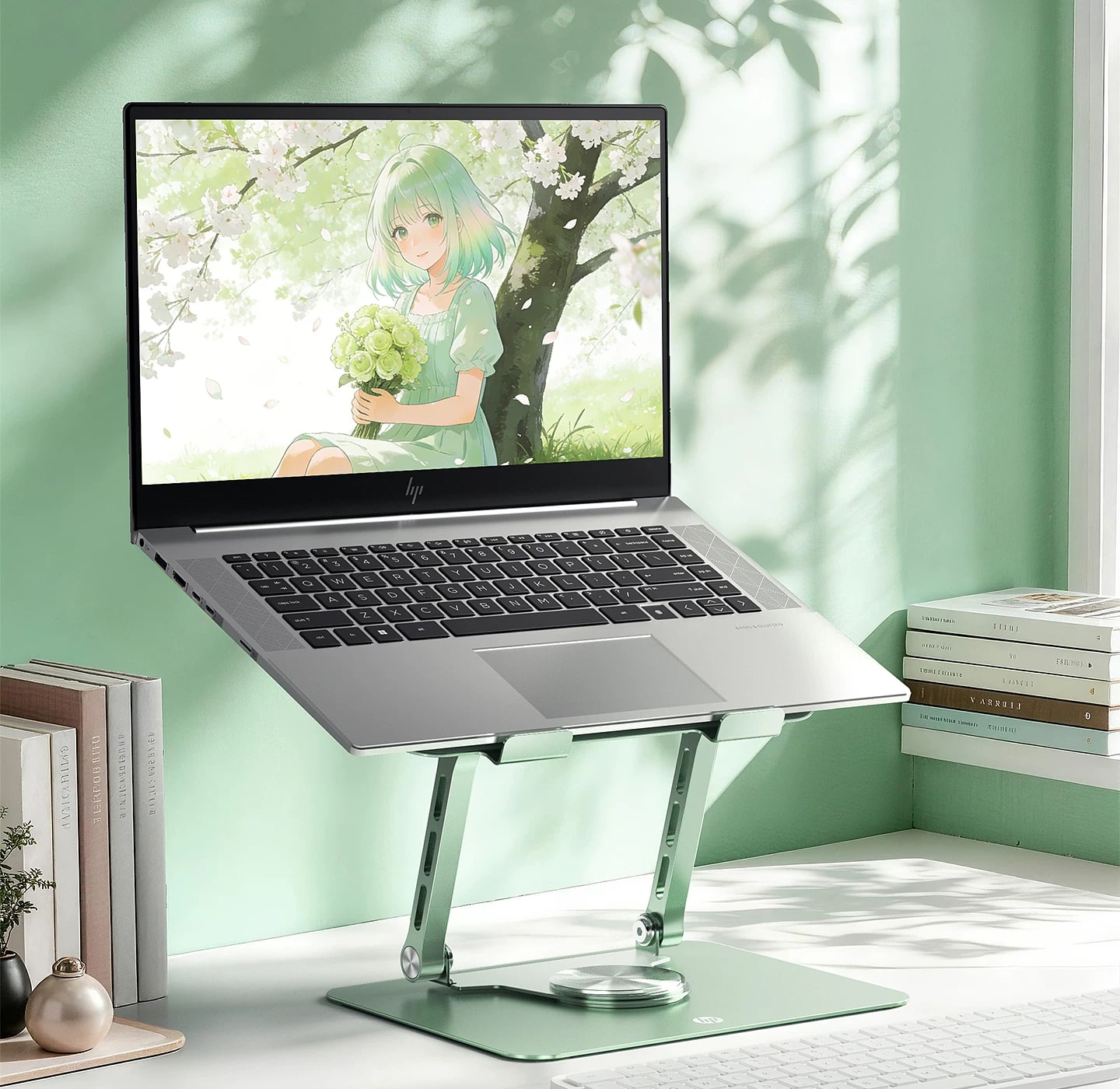 HP Height-Adjustable Aluminium Laptop Stand — Electronics on G+ Market