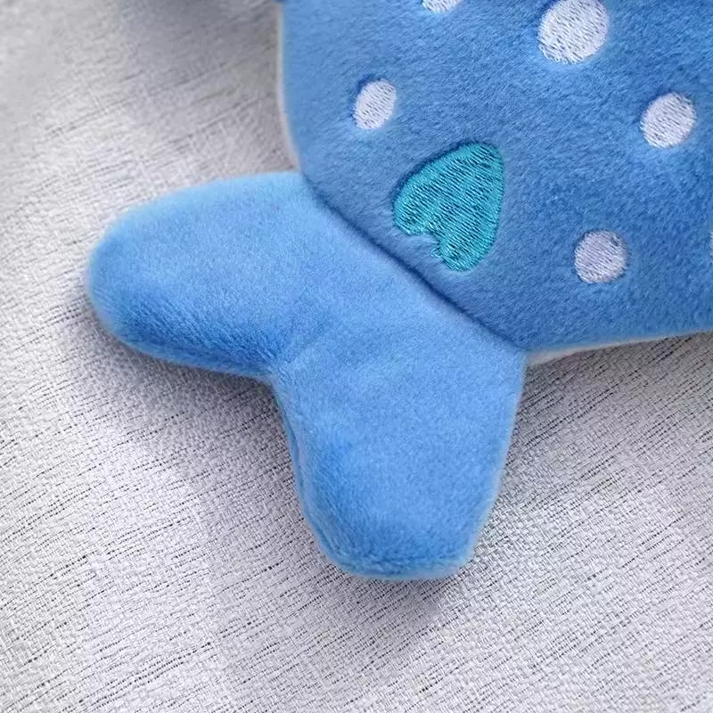 Plush Shark Zip Coin and Cable Pouch photo 3