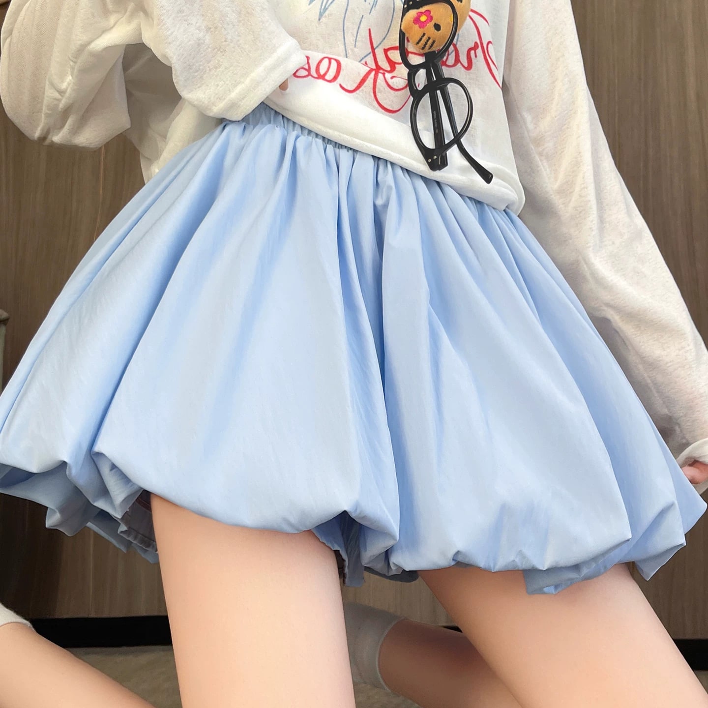 Women's High-Waist Bubble Skort photo 4