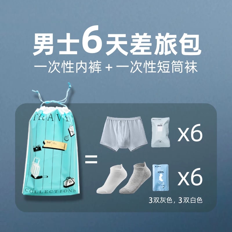 Cotton Travel Underwear and Sock Pack photo 3