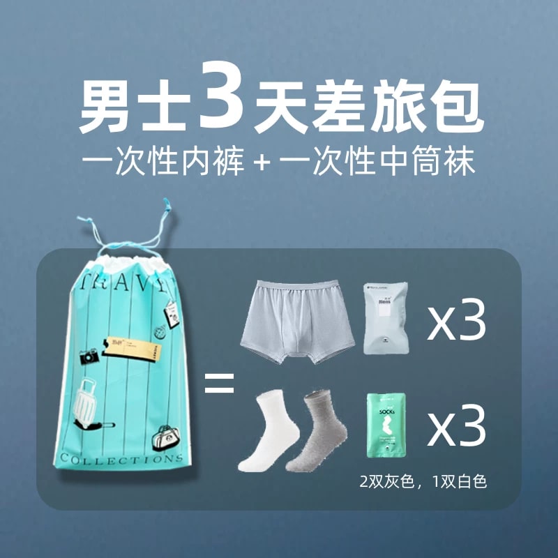 Cotton Travel Underwear and Sock Pack photo 2