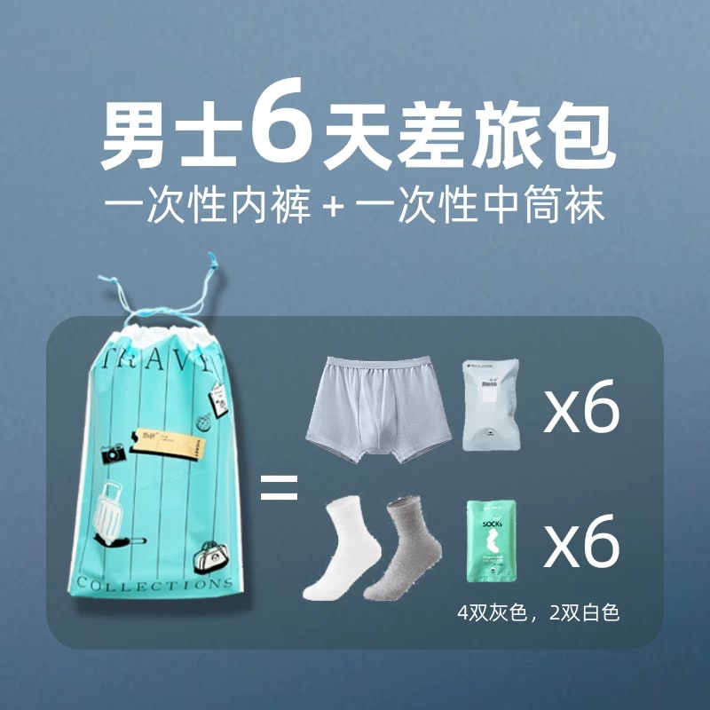 Cotton Travel Underwear and Sock Pack photo 4