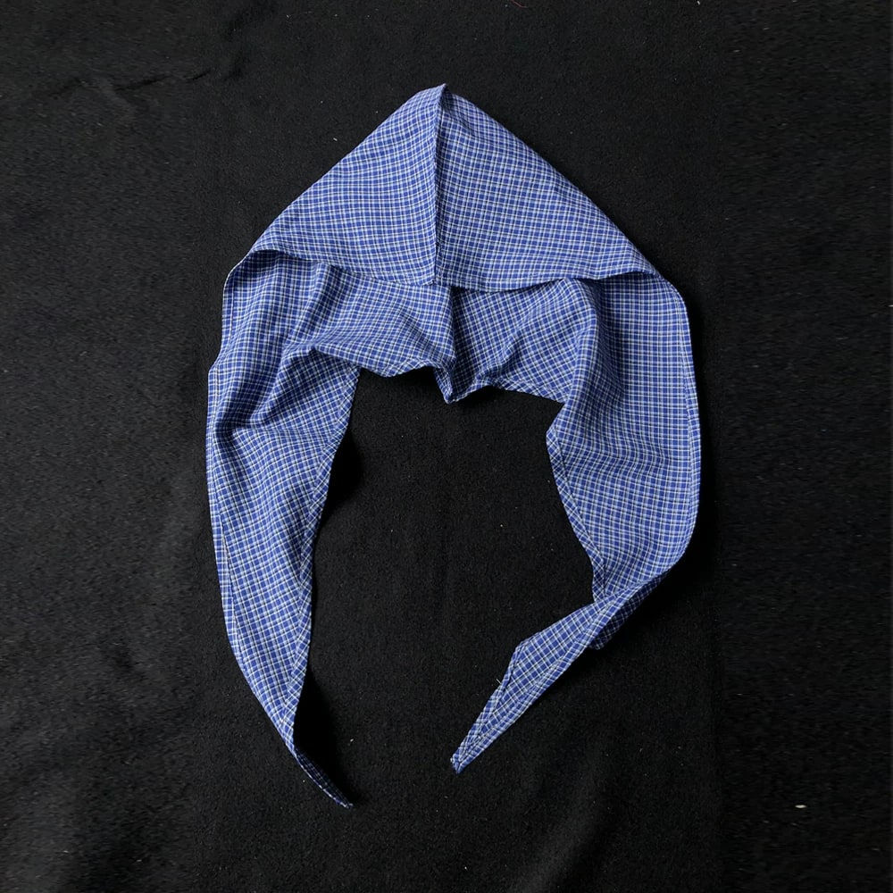 Plaid Hooded Scarf and Shoulder Wrap photo 5
