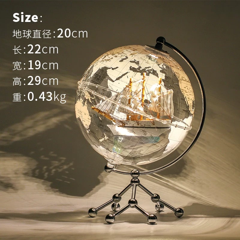 Acrylic Desktop Globe Ornament photo 2