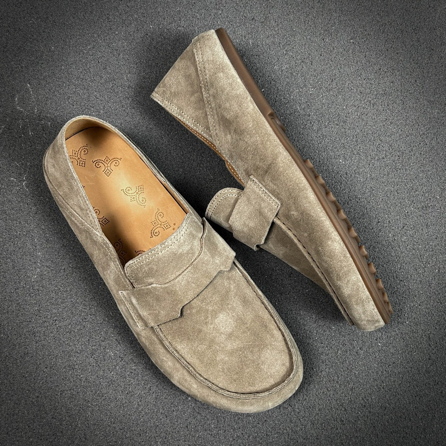 Men's Suede Leather Loafers photo 2