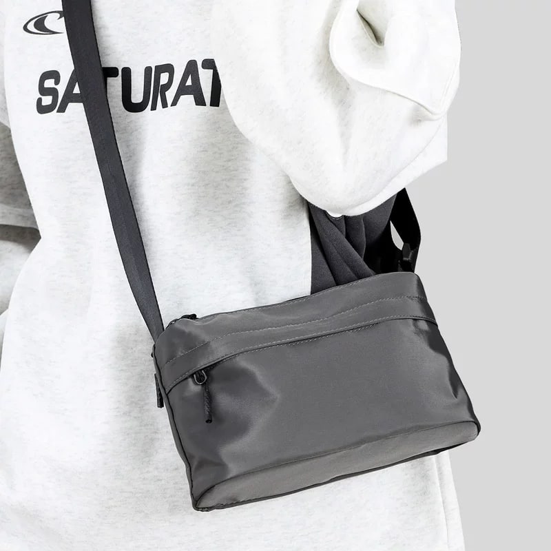 Waterproof Oxford Cloth Crossbody Bag, Unisex photo 2