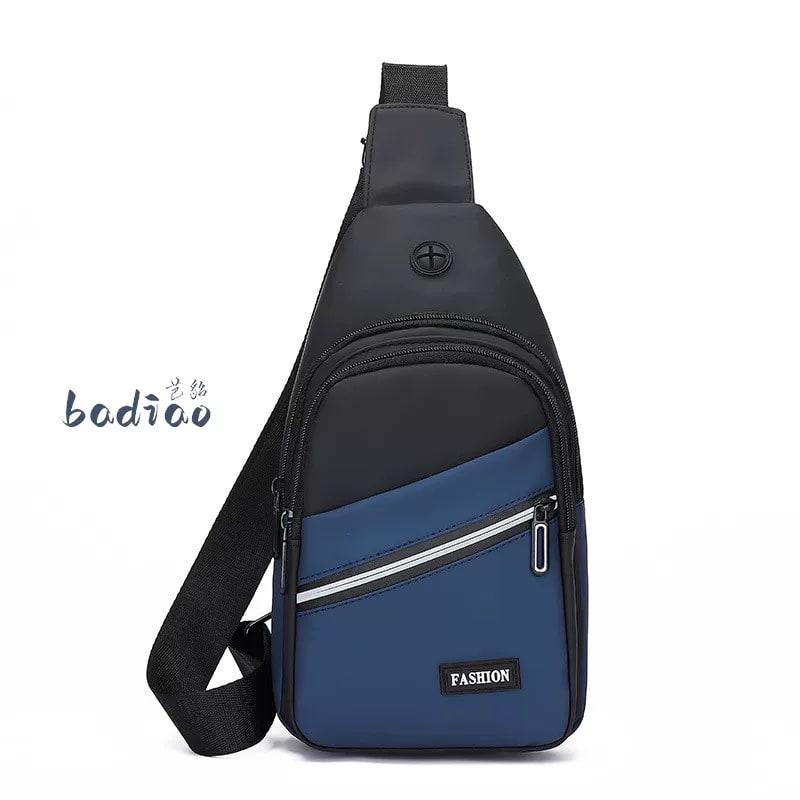 Water-Repellent Three-Compartment Sling Chest Bag photo 3